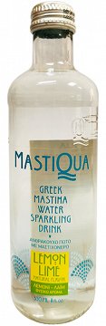 Mastiqua Mediterranean Sparkling Drink With Mastiha Water Lemon Lime 330ml