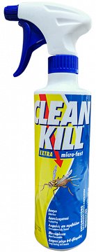 Clean Kill Extra Spray Insecticide For Mosquitos, Flies, Ants, Cockroach 375ml