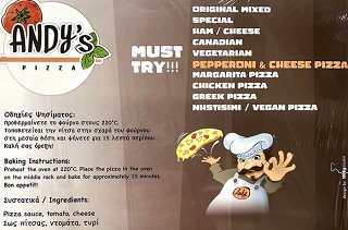 Andys Pizza Peperoni 1Pc 350g
