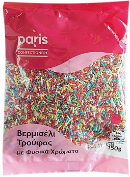 Paris Confectionery Colourfull Vermicelli 150g