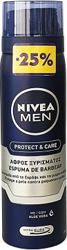 Nivea Men Protect & Care Αφρός Ξυρίσματος 250ml -25%