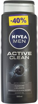 Nivea Men Active Clean Shower Gel 500ml -40%