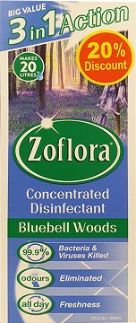 Zoflora Bluebell Woods Υγρό Απολυμαντικό 500ml -20%