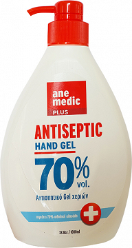 Ane Medic Antibacterial Sanitizer Hand Gel 70% 1000ml