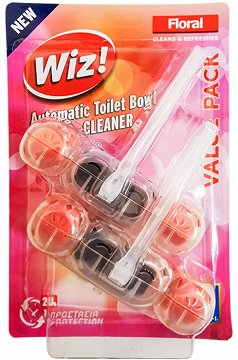 Wiz Toilet Refreshner Floral 2x50g