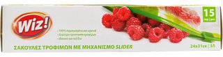 Wiz Food Bags With Slider 24x31cm 3L 15Pcs