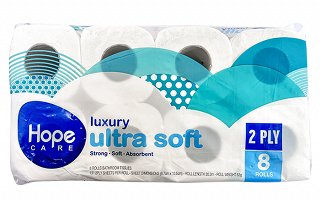 Hope Care Luxury Ultra Soft Χαρτί Τουαλέτας 8Τεμ