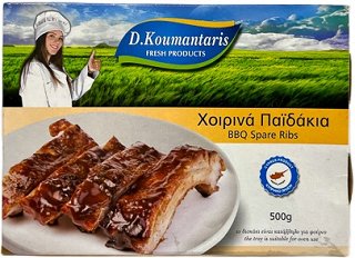 D.Koumantaris Χοιρινά Παϊδάκια Bbq 500g