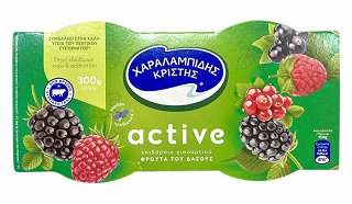 Χαραλαμπίδης Κρίστης Active Φρούτα Δάσους 2x150g