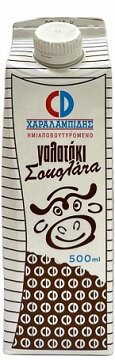 Χαραλαμπίδης Ημιαποβουτυρωμένο Γαλατάκι Σοκολάτα 500ml