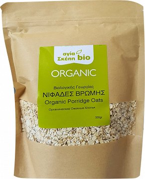 Αγία Σκέπη Bio Organic Νιφάδες Βρώμης 330g