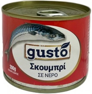 Gusto Σκουμπρί Σε Νερό 200g