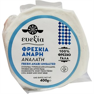 Evexia Fresh Anari Unsalted 400g