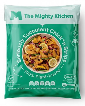 The Mighty Kitchen Chick*n Strips Plant Based 300g