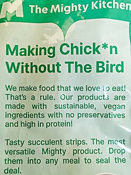 The Mighty Kitchen Chick*n Strips Plant Based 300g