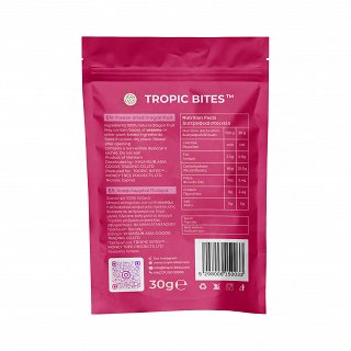 Tropic Bites Freeze Dried Dragonfruit 30g