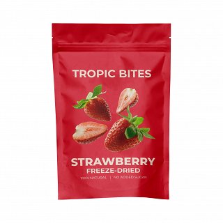 Tropic Bites Freeze Dried Strawberries 30g