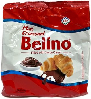 Elka Belino Mini Κρουασάν Με Γέμιση Κρέμα Κακάο 185g