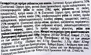Vincinni Napolitan Cubes Με Κρέμα Γάλα & Κακάο 250g