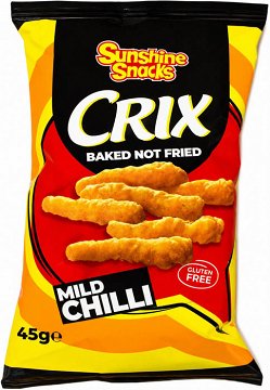 Sunshine Snacks Crix Mild Chilli Gluten Free 45g