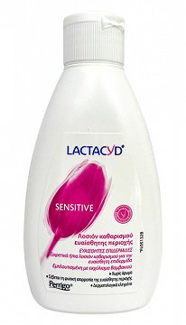 Lactacyd Sensitive Εξαιρετικά Ήπια Λοσιόν Καθαρισμού Ευαίσθητης Περιοχής 200ml