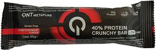 Qnt Metapure Protein Crunchy Bar Creamy Strawberry Χωρίς Γλουτένη 65g