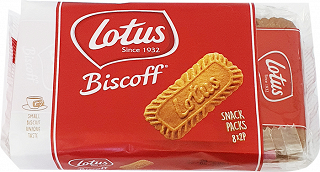 Lotus Caramelised Packs 8Pcs 124g