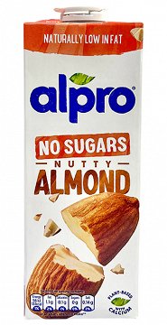 Alpro No Sugars Nutty Ρόφημα Αμυγδάλου 1L