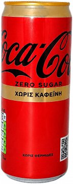 Coca Cola Zero Sugar Zero Caffeine 330ml
