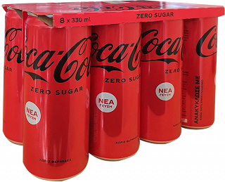 Coca Cola Zero 8X330ml