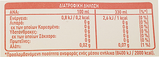 Coca Cola Light 8X330ml