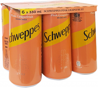 Schweppes Pink Grapefruit 6X330ml