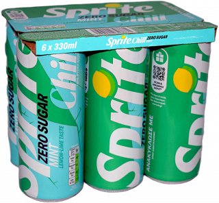 Sprite Zero Mint Lemon Lime 6X330ml