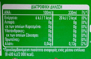 Sprite Zero Mint Lemon Lime 6X330ml