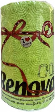 Renova Kitchen Paper Roll Kiwi Green 120Sheets 1Pc