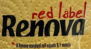 Renova Kitchen Paper Roll Yellow 120Sheets 1Pc