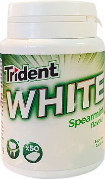 Trident White Spearmint Sugar Free Τσίχλες 70g
