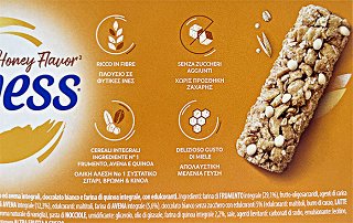 Nestle Fitness Fiber Honey Flavor Bars Χωρίς Προσθήκη Ζάχαρης 4x20g