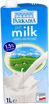 Parkadia Semi Skimmed 1.5% Long Life Milk 1L