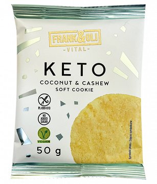 Frank & Oli Keto Soft Cookie Coconut Cashew Χωρίς Πρόσθετη Ζάχαρη 50g