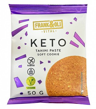 Frank & Oli Keto Soft Cookie Tahini Paste Χωρίς Πρόσθετη Ζάχαρη 50g