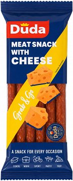 Duda Meat Snack Χοιρινό Καμπανόσι Με Τυρί 95g