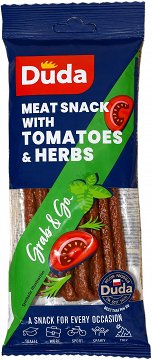 Duda Meat Snack Pork Cabanossi With Tomatoes And Herbs 95g