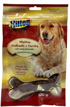 Hilton Dog Treats Soft Duck Sausages 100g
