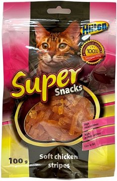 Hilton Super Cat Snacks Soft Chicken Stripes 100g