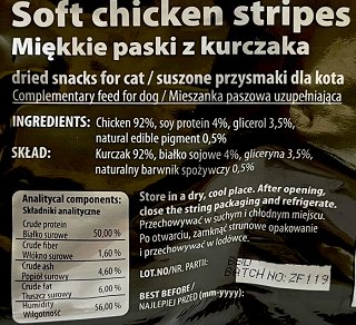 Hilton Super Cat Snacks Soft Chicken Stripes 100g