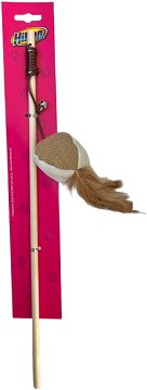 Hilton Cat Stick Toy Ball With Feather & Bell 1Τεμ
