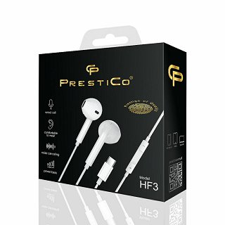 Prestico Earphone Type C Headphone Plug 1Pc