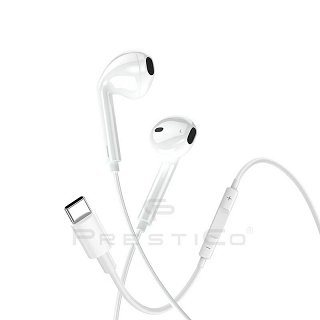 Prestico Earphone Type C Headphone Plug 1Pc