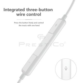 Prestico Earphone 3.5mm Jack Headphone Plug 1Τεμ